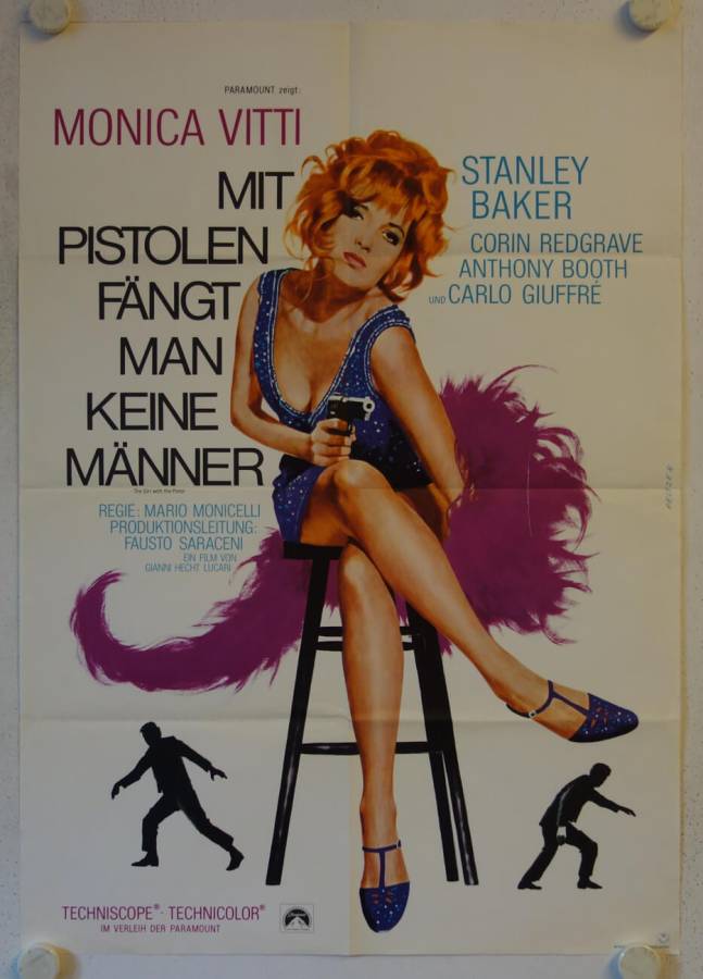 The Girl with a Pistol original release german movie poster